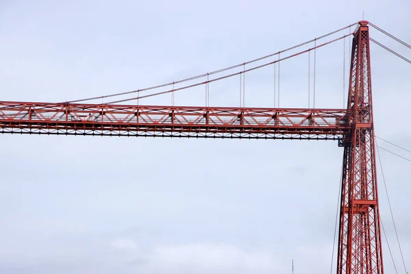 Vizcayai Híd Bilbao Torkolatánál — Stock Fotó