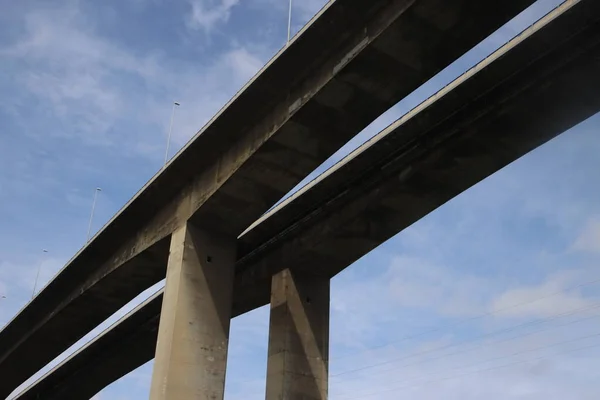 Міст Через Гирло Більбао — стокове фото