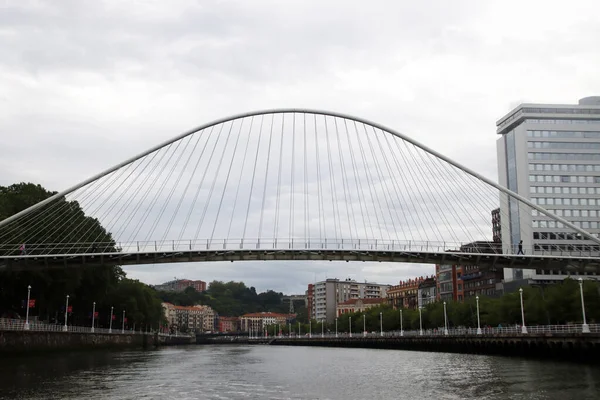 Pont Dans Ville Bilbao — Photo