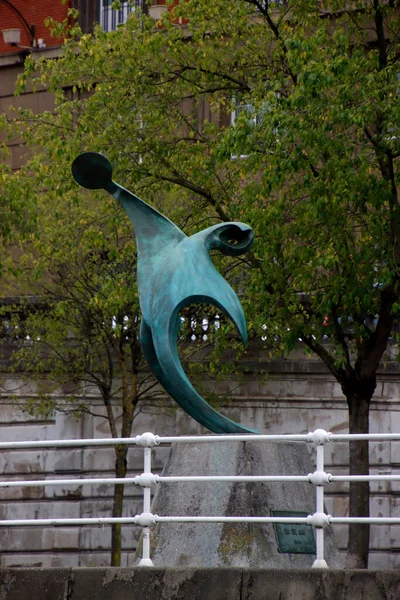 Skulptur Staden Bilbao — Stockfoto