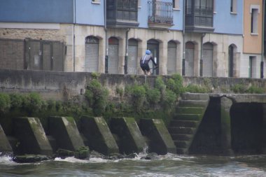 Bilbao nehrinin manzarası