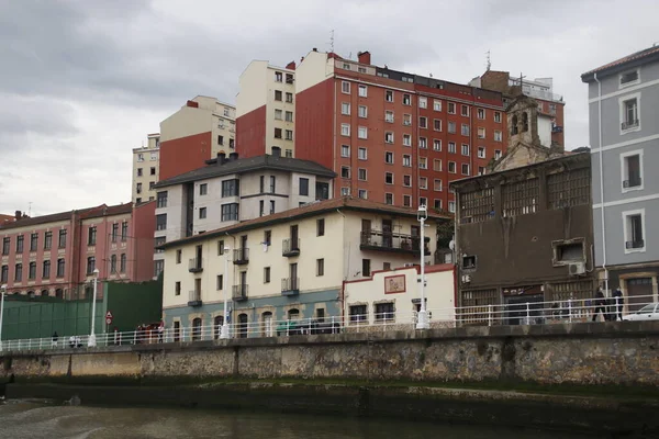 Wohngebäude Einem Viertel Von Bilbao — Stockfoto