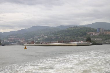 Bilbao nehrinin manzarası