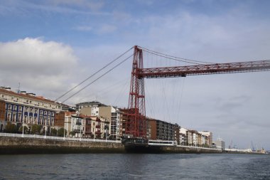 Bilbao 'nun metropolitan bölgesinde köprü