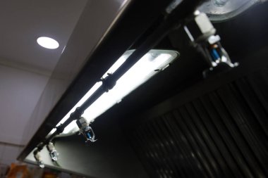 Bir restoranın mutfağı.