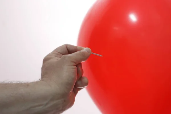 Agulha Perto Balão — Fotografia de Stock