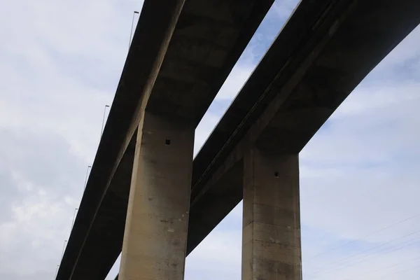 Ponte Sull Estuario Bilbao — Foto Stock