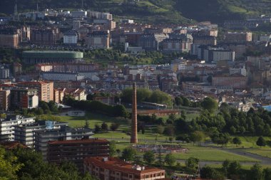 Bilbao şehrinin mimarisi.