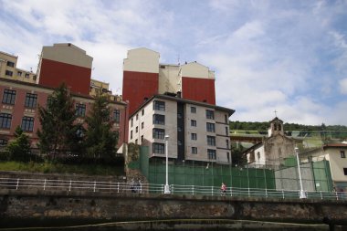 Bilbao şehrindeki şehir manzarası