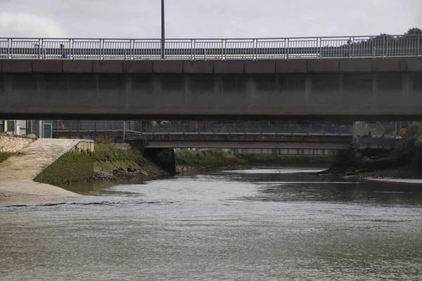 Pont Sur Estuaire Bilbao — Photo