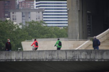 Bilbao şehrindeki şehir manzarası