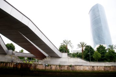 Bilbao şehrindeki şehir manzarası