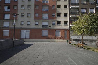 Bilbao şehrindeki şehir manzarası