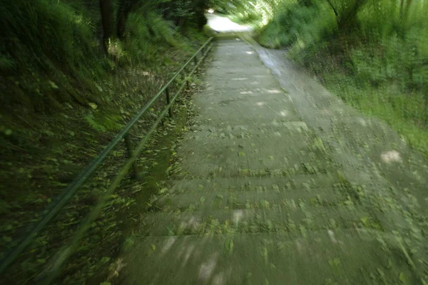 Percorso Nella Periferia Una Città — Foto Stock