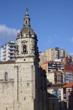 Bilbao şehrindeki şehir manzarası