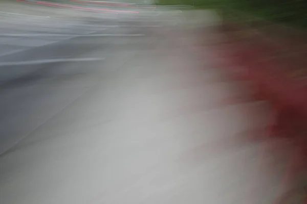 Trilho Vermelho Rua — Fotografia de Stock