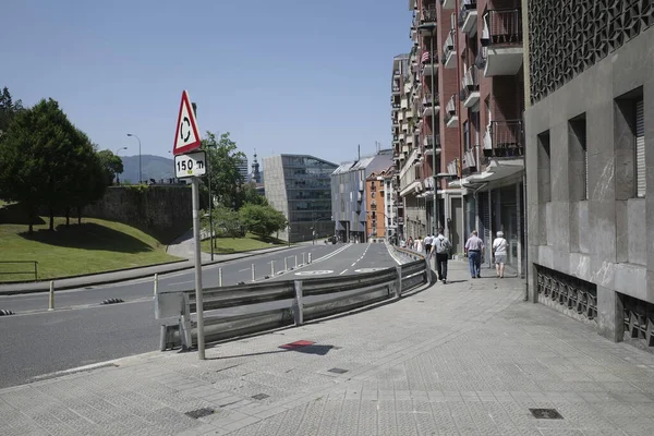 Vista Urbana Ciudad Bilbao — Foto de Stock