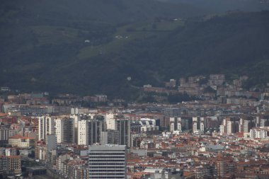 Bilbao şehrinin manzarası