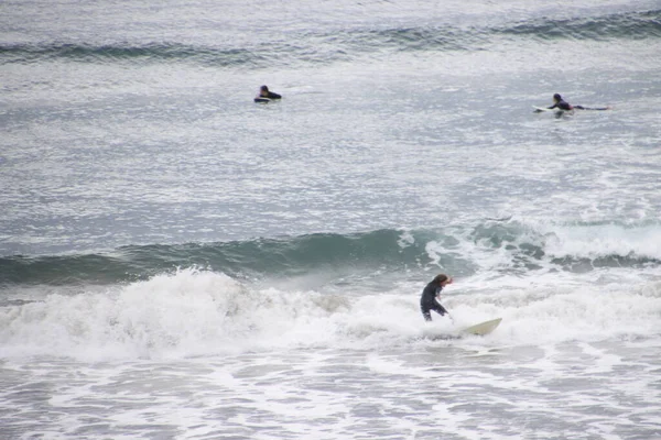 Surf Στη Χώρα Των Βάσκων — Φωτογραφία Αρχείου