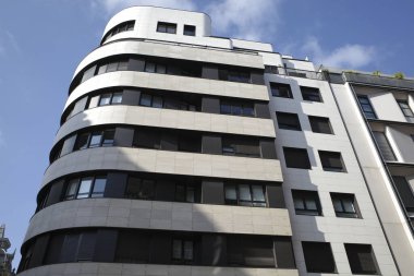 Bilbao şehrinin şehir manzarası