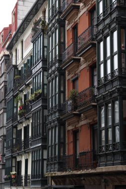 İspanya 'nın Bilbao şehrinde mimarlık