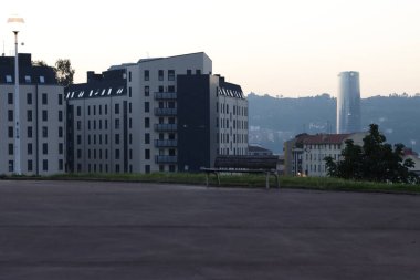 İspanya 'nın Bilbao şehrinde mimarlık