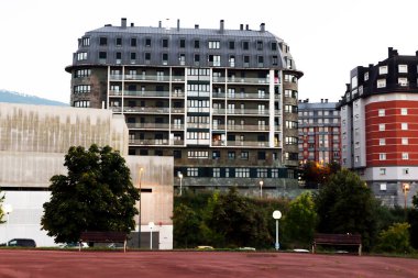 Bilbao şehrinin mimarisi.