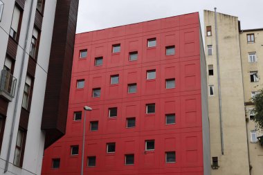 Bilbao şehrinin mimarisi.