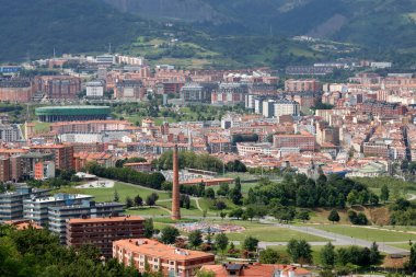 Bilbao şehrinin mimarisi.