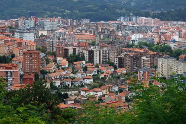 Bilbao, İspanya 'da şehir manzarası