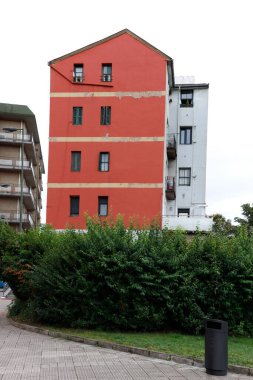 Bilbao, İspanya 'da şehir manzarası