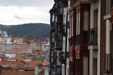 Bilbao, İspanya 'da şehir manzarası