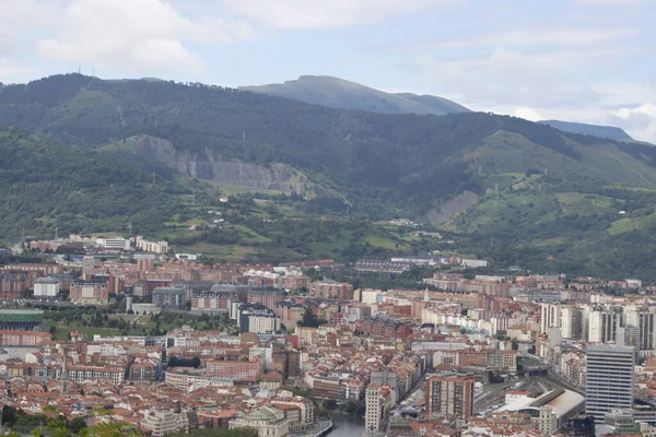 Campings Con Bungalows Bilbao España — Foto de Stock