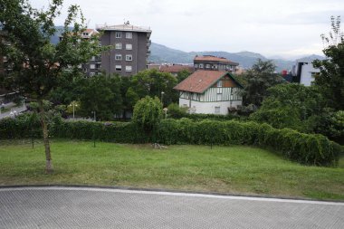 Bilbao şehrindeki şehir manzarası