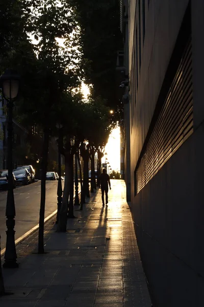 Δρόμο Βράδυ — Φωτογραφία Αρχείου