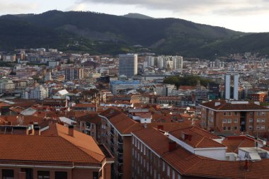 Bilbao şehrindeki şehir manzarası