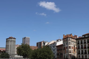 Bilbao şehrindeki şehir manzarası