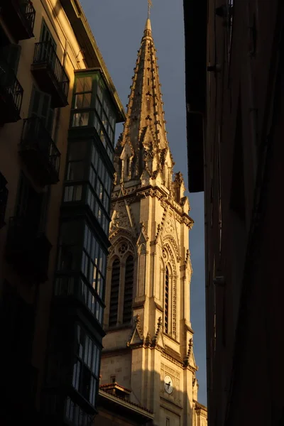 毕尔巴鄂老城大教堂 — 图库照片