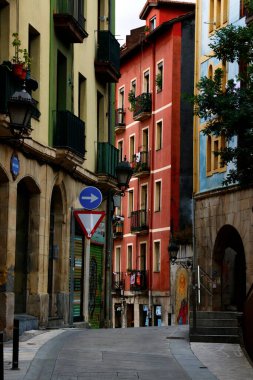 Bilbao şehrindeki şehir manzarası