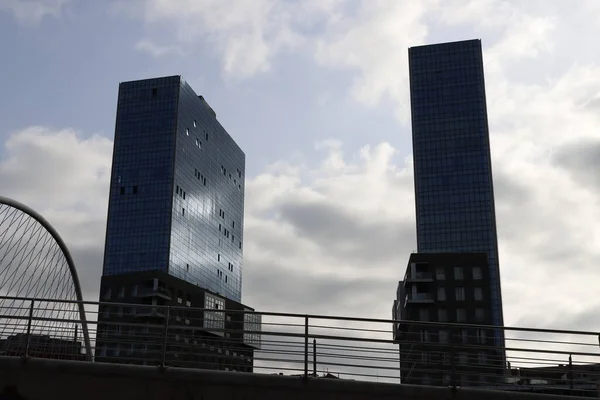 Vista Urbana Nella Città Bilbao — Foto Stock