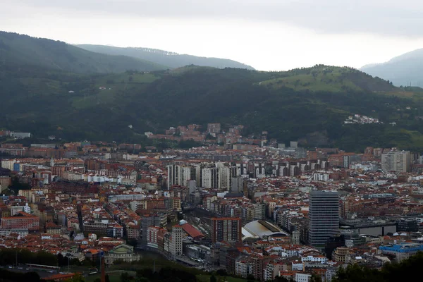 Városi Kilátás Város Bilbao — Stock Fotó