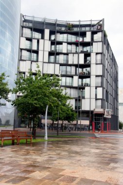 Bilbao şehrinin şehir manzarası