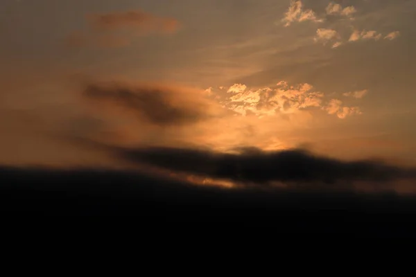 Wolken Een Avondlucht — Stockfoto