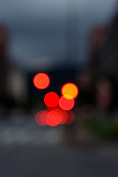 City Lights Bokeh Effect — Stock Photo, Image