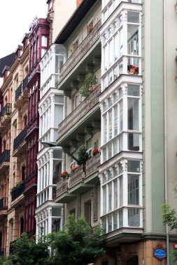 Bilbao 'da şehir manzarası