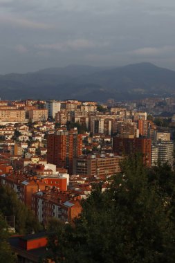Bilbao 'da şehir manzarası
