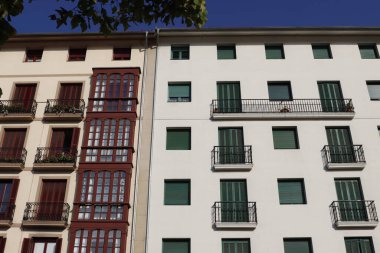 Bilbao şehrindeki şehir manzarası