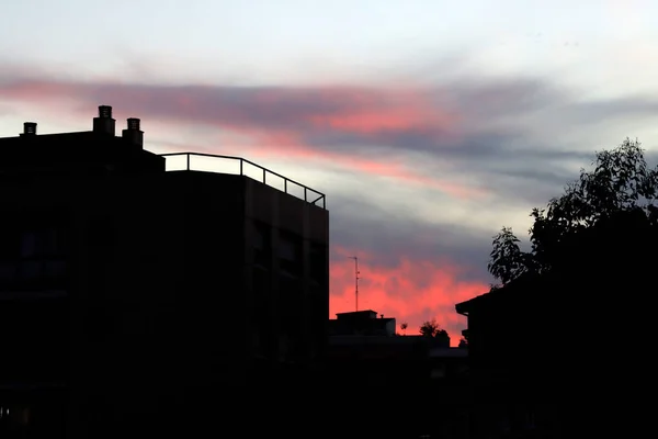 Nuvole Cielo Sera — Foto Stock