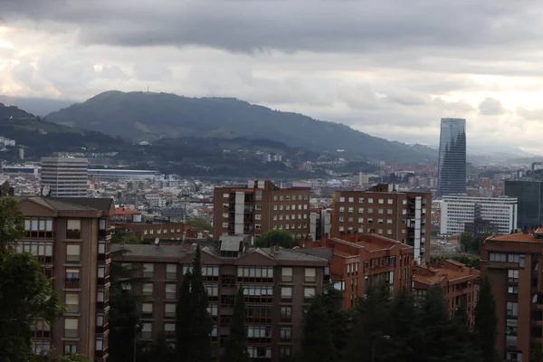 Bilbao Üzerinde Bulutlu Gökyüzü — Stok fotoğraf