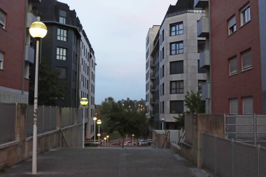 Bilbao şehrinin mimarisi.